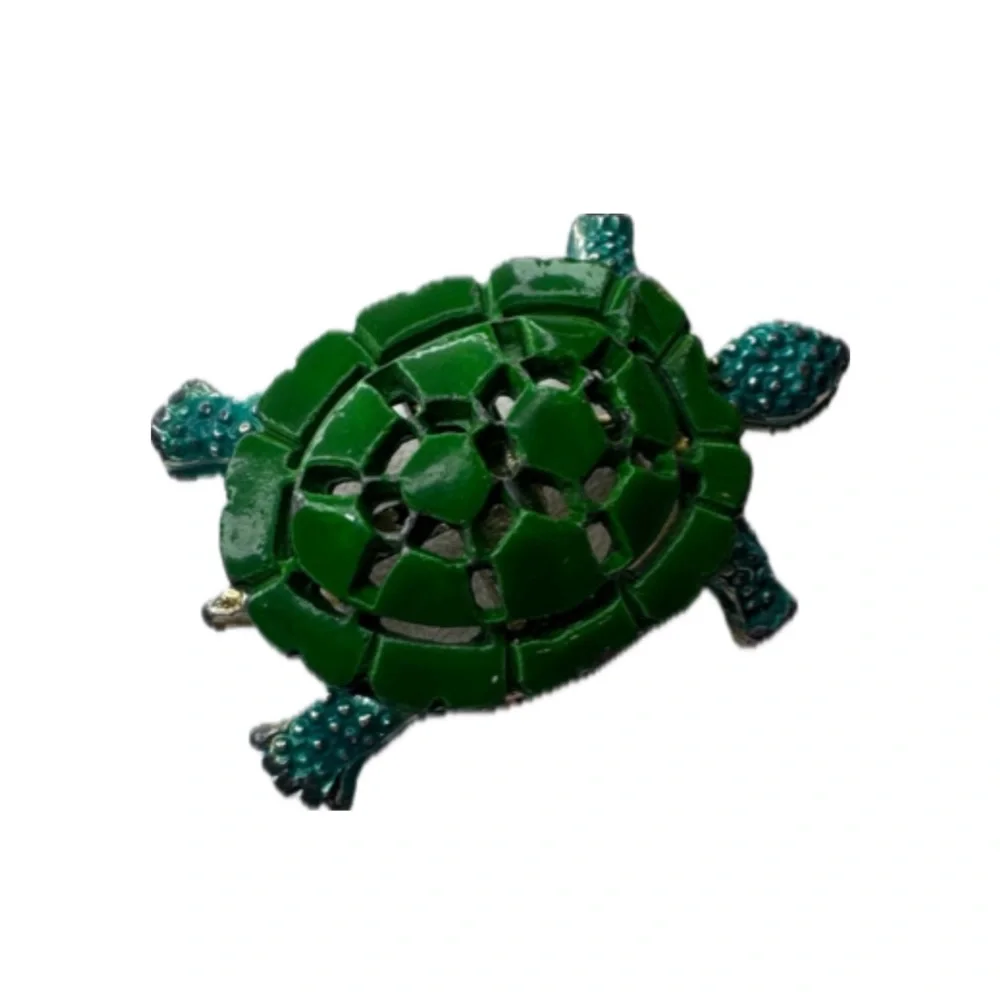 Turtle Brooch - Picture 1 of 3